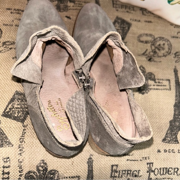 Seychelles Score Gray Suede Ankle 2" Block Heel Boots Booties Size 7.5 - Picture 8 of 14